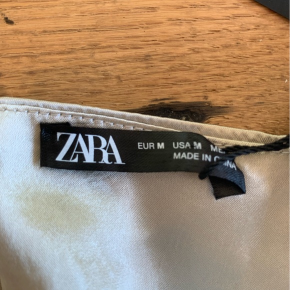 Zara Lingerie Bralette Corset Taupe Women’s Medium NWT - Picture 7 of 10